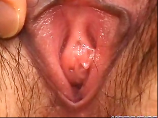 Young Yuki plasy with her ceamy twat - 8 min